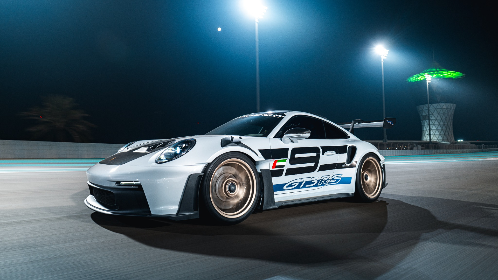 Porsche 911 GT3 RS At Yas Marina Circuit