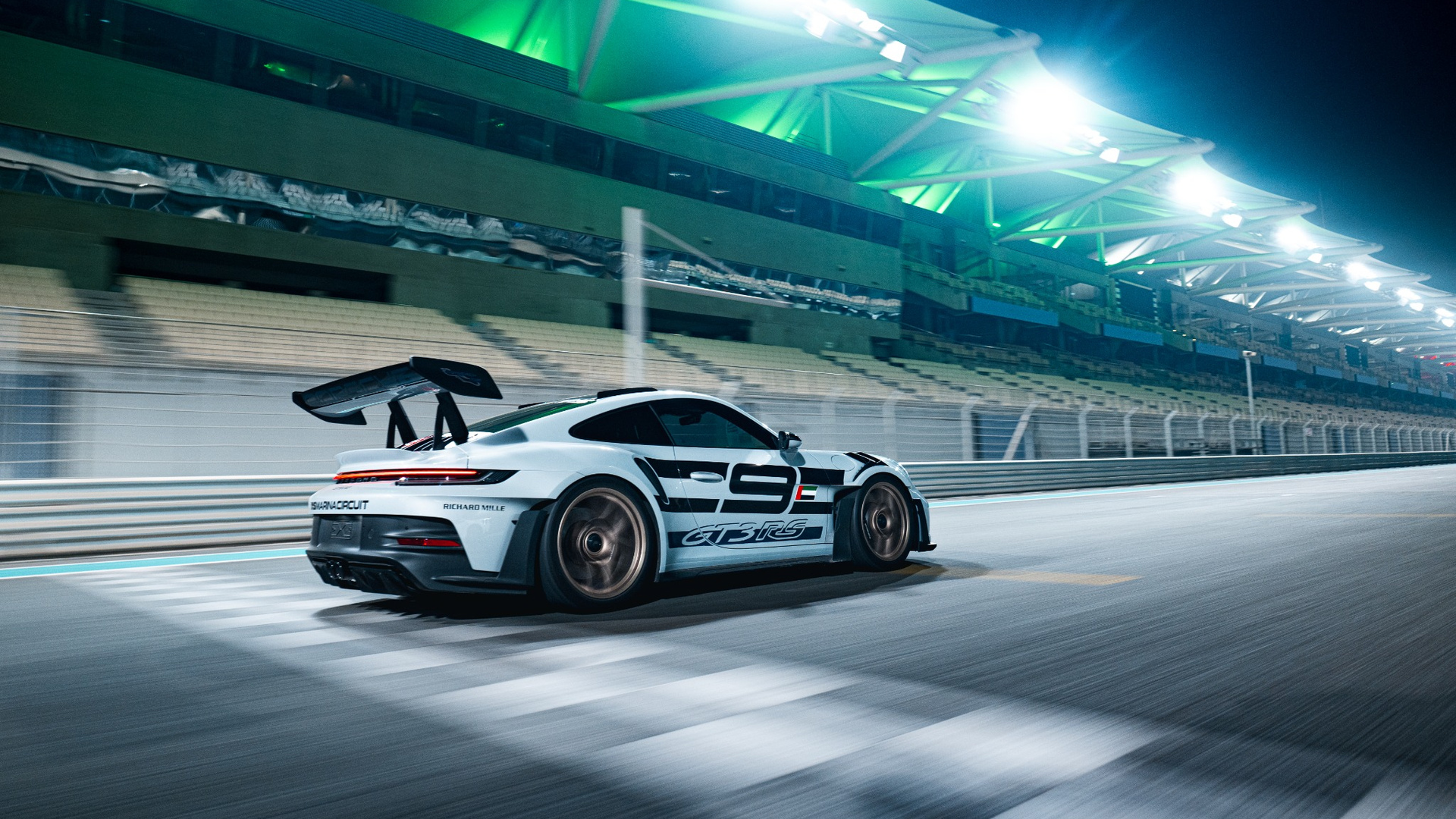 Porsche 911 GT3 RS At Yas Marina Circuit
