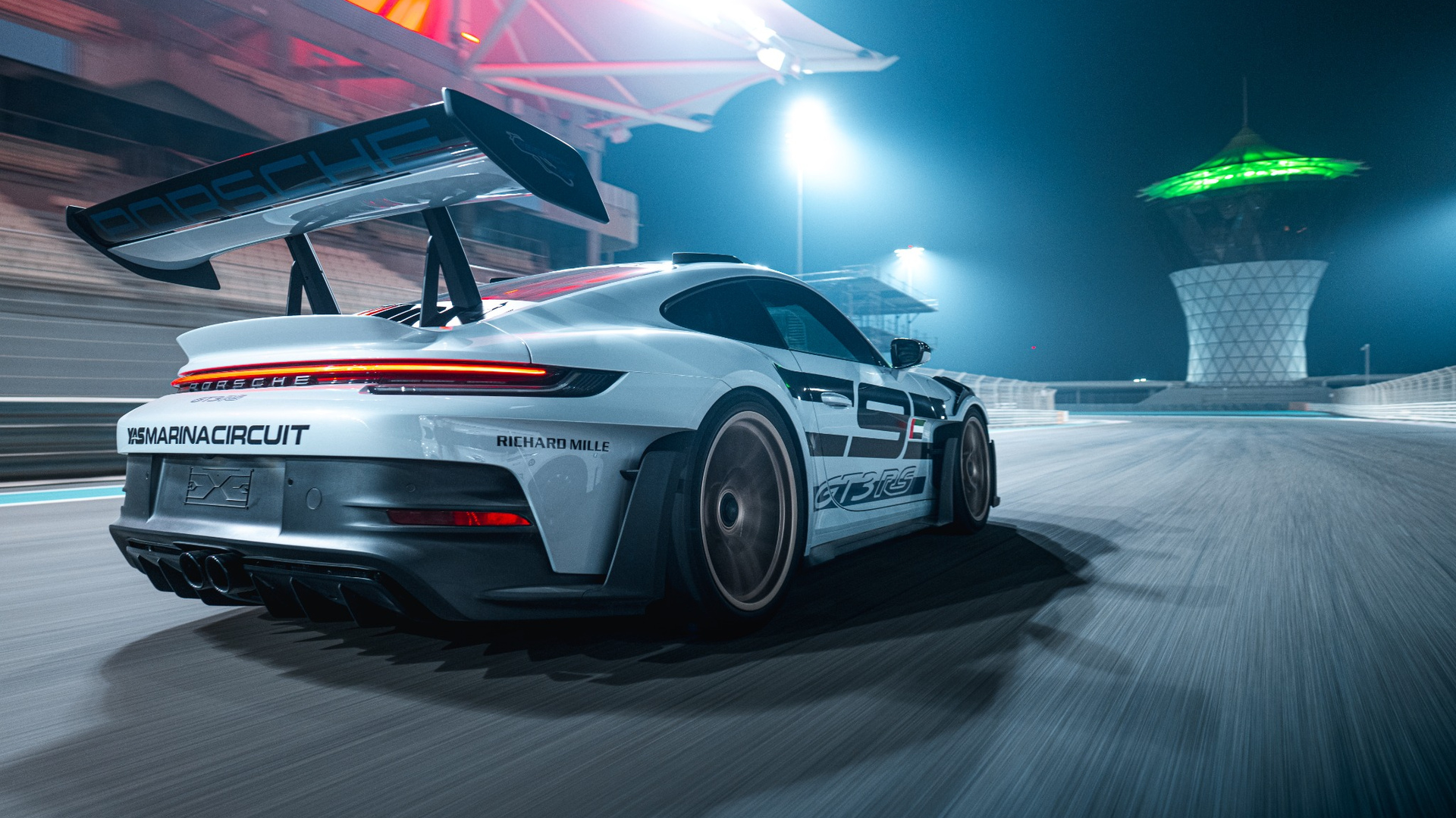 Porsche 911 GT3 RS At Yas Marina Circuit